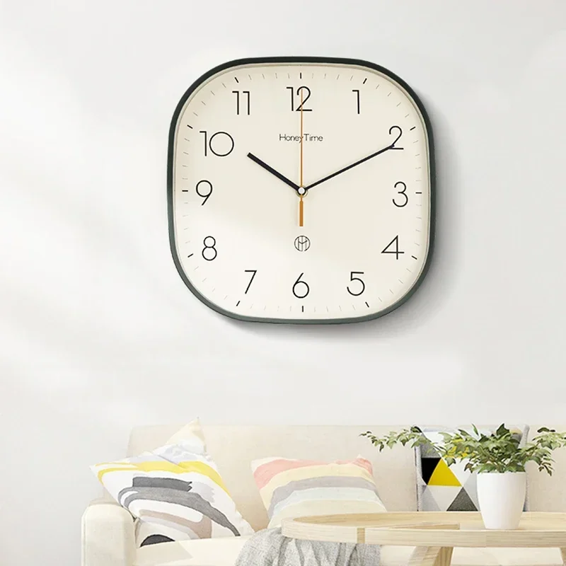 Modern Minimalist Wall Clock Movement Mechanism Living Room Wall Clock Interior Design Orloge Murale Moderne Home Decor