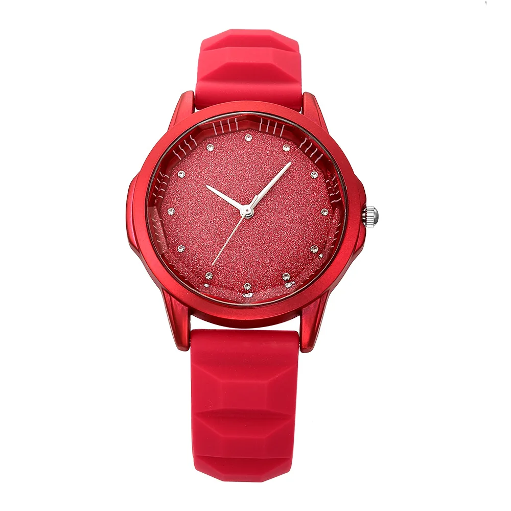 

Women Watch Luxury Rubber Band Watches Casual Creative Solor Color Analogue Quartz Watch for Women Relogio Masculino