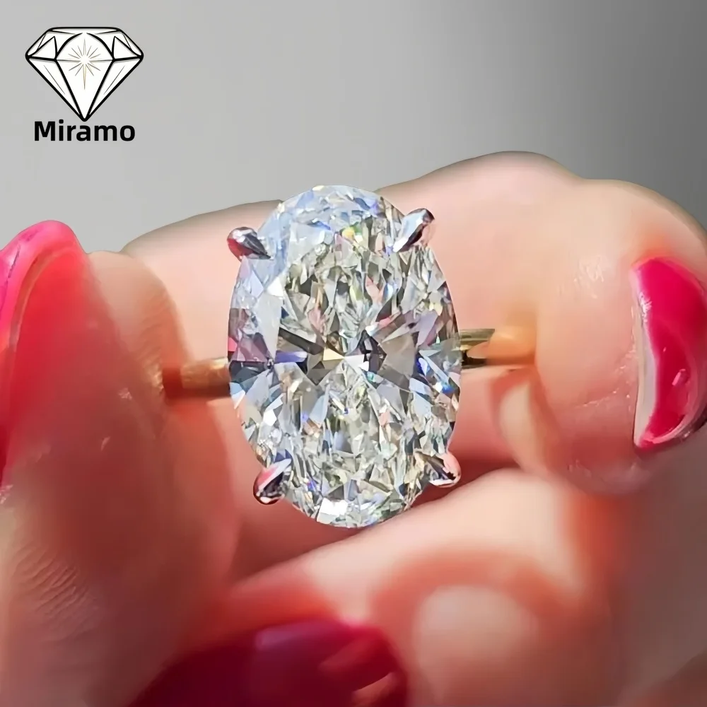 1-8 Ct Oval Cut Moissanite Engagement Ring Hidden Halo Diamond Wedding Ring Ring for Women S925 Sterling Silver with Certificate