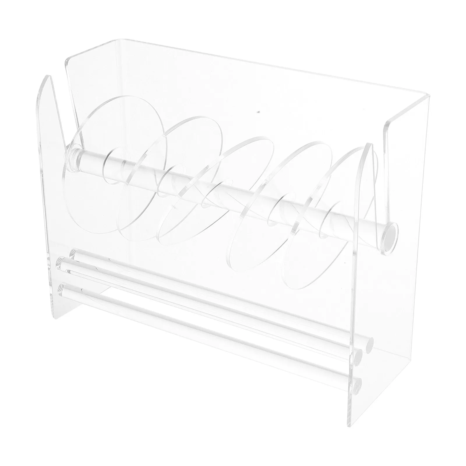 

Настольный органайзер для этикеток на 6 секций, регулируемый, из прозрачного акрила, для офиса, дома, школы, студии