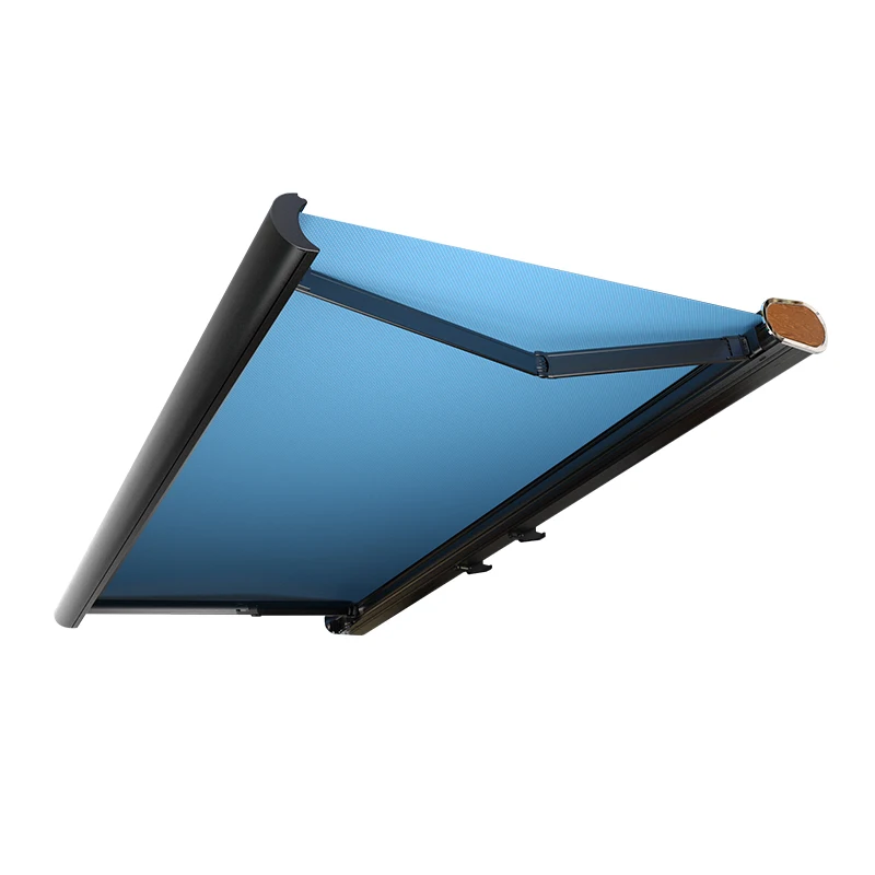 

Электрический выдвижной маркизный навес с дистанционным управлением, полностью кассетный тип