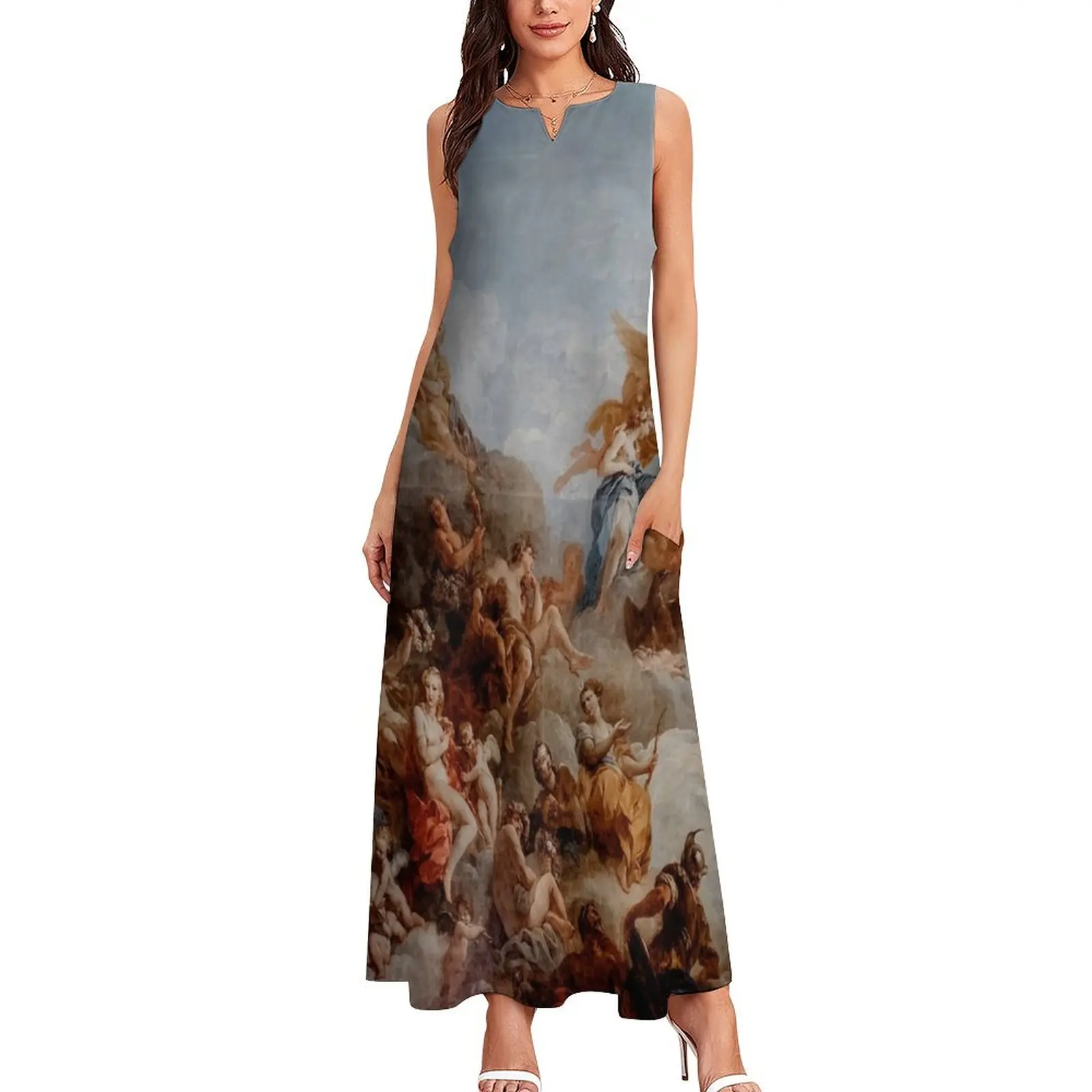 Greek Gods Long Dress long dress women party dresses woman Women's summer dress