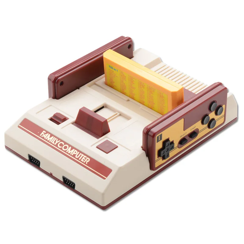 وحدة تحكم ألعاب الفيديو لألعاب FC الرجعية ، 8 بت ، ألعاب كلاسيكية مدمجة ، كمبيوتر عائلي ، تلفزيون ، خرطوشة ألعاب داعمة