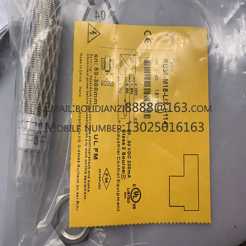 

RU200-CP40-LIU2N8X2T RU200-CK40-LIU2N8X2T-H1151 RU200-CP40-LIU2P8X2T Proximity Switch Brand new original