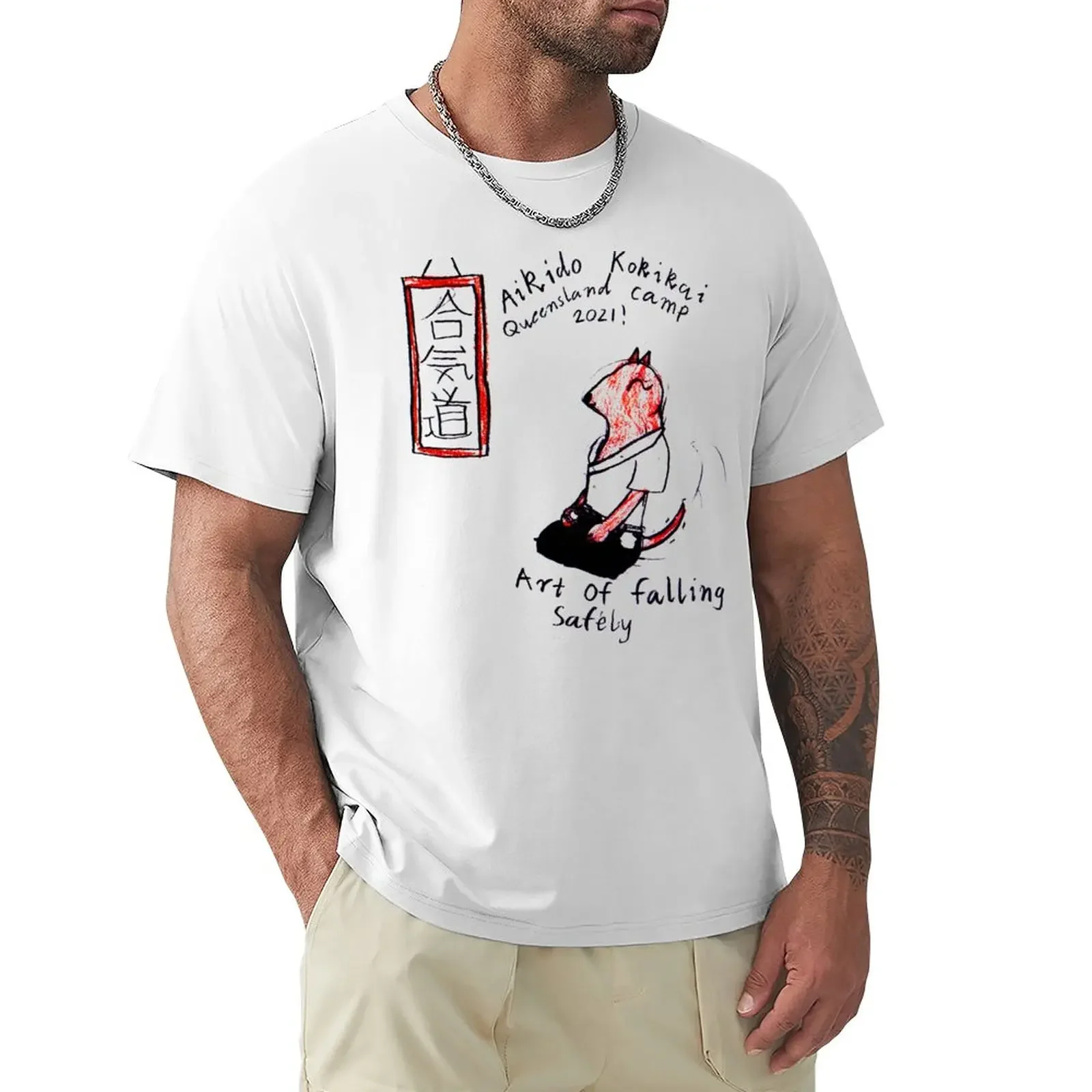 

Lea Martincevic Aikido Kokikai Queensland Camp 2021 T-Shirt summer top Short sleeve tee men