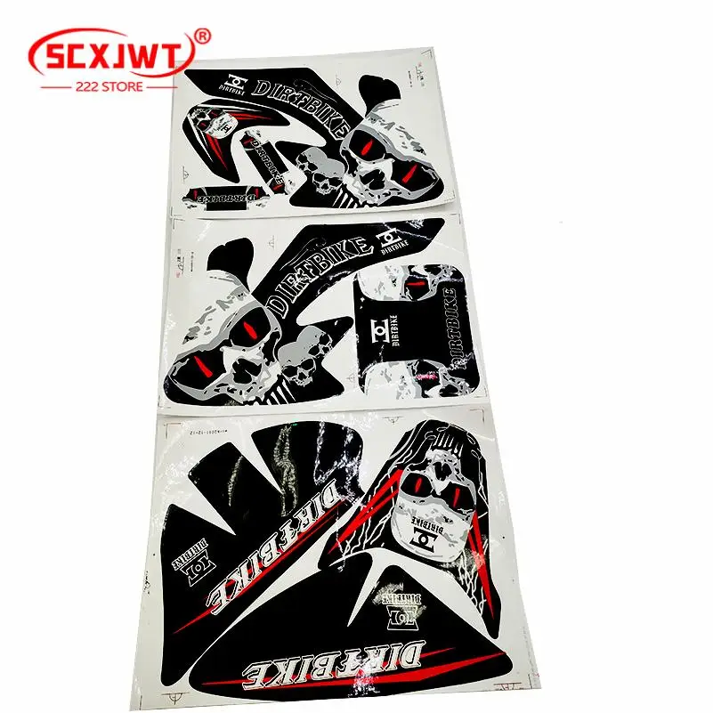 Decals Sticker Graphics kit For Honda CRF70 XR70 Plastics Pit Bike SSR 110cc 125
