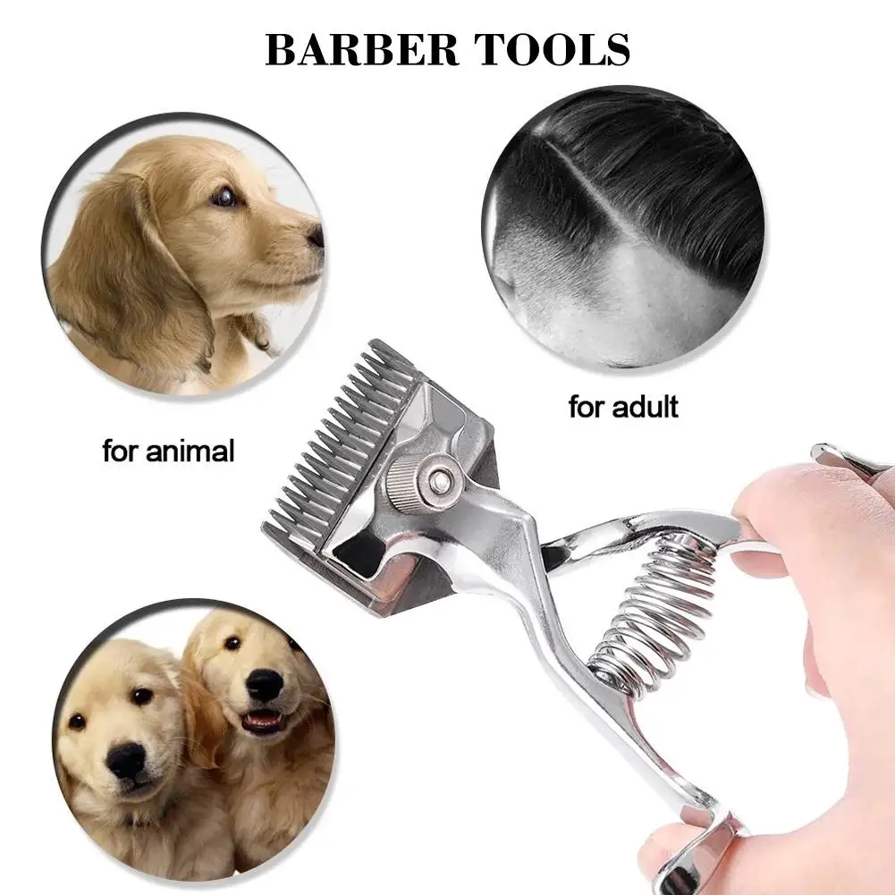 Manual Hair Low Noise Rvs Cutter Head Hair Low Home Steel Rvs Trimmer Cutter Barber Noise Head Manual Q3t8