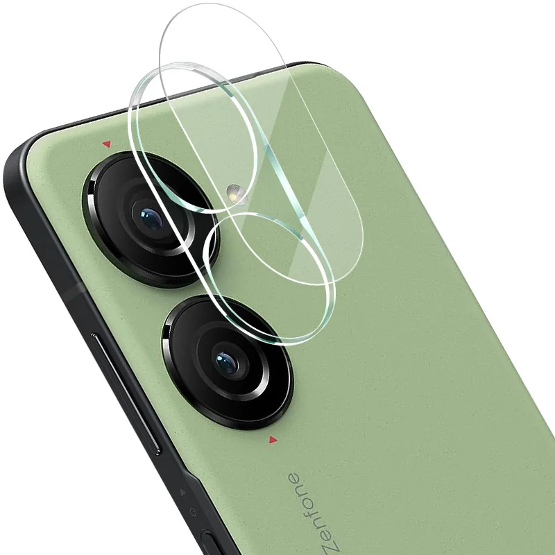 Filme de lente de câmera IMAK para Asus Zenfone 10 5G, protetor de lente de vidro temperado integrado + tampa de lente acrílica