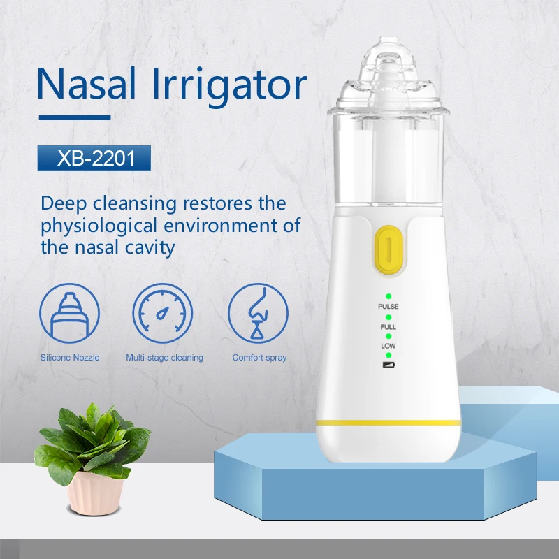 Dr.isla Electric Nose Cleaner Nasal Irrigator Nasal Wash Neti Pot Avoid Allergic Rhinitis Sinusitis Cure for Adult Child Therapy