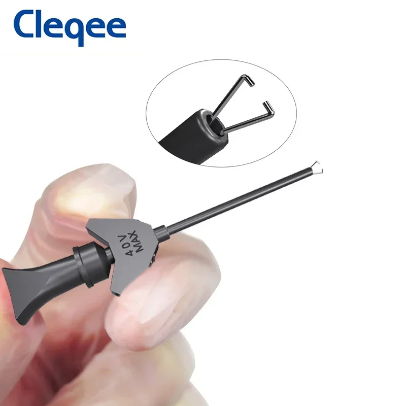 Cleqee-p5003ミニsmdicテストフッククリップジャンパープローブ,ロジックアナライザーグラバー,デュポンテストリードアクセサリー30v/5a