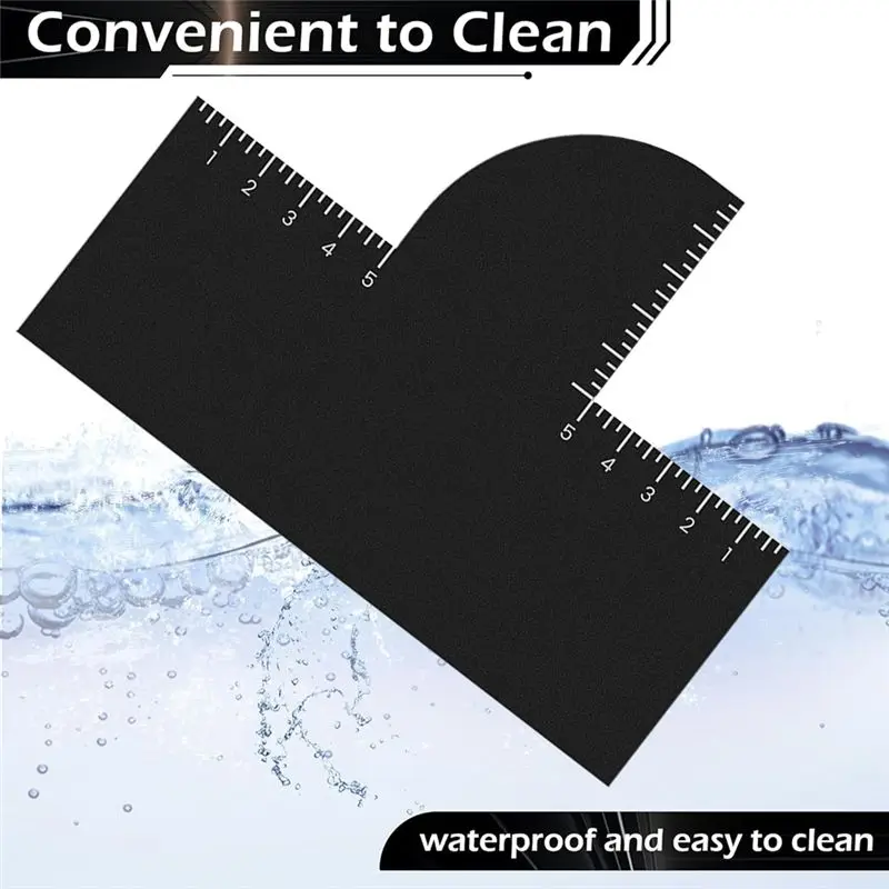 AEE8-Enhancement Card For Barbers With Measurement Indicators Barber Hairline Shaping Tool And Color Sprays Edge Line Up Tool