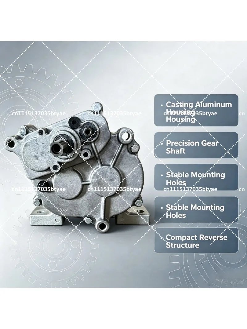Universal Mount Reverse Gearbox Forward Transmission for Micro Tiller Snow Removal Machine