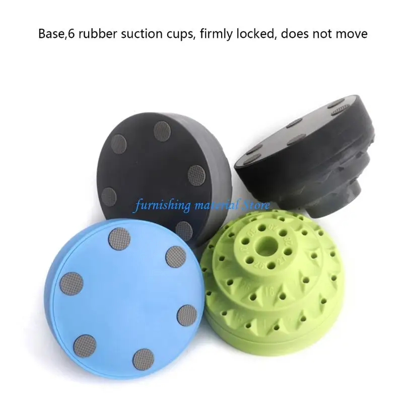 Y5GD Rotating Tool Rotary Bur Holder for Quick Tool Access and Storage of 20 Tool Plastic Construction