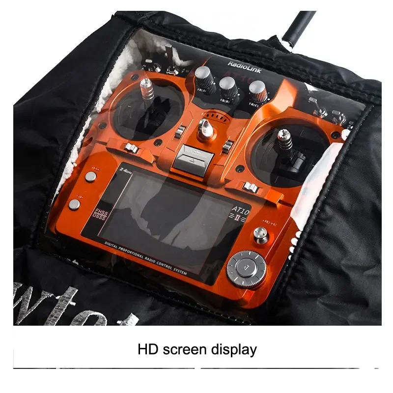 FPV RC AT10II AT9S Remote Control Warm Gloves Outfield Warm Cover Transmitter Shield Hand Protector Winter Outdoor Drone FPV