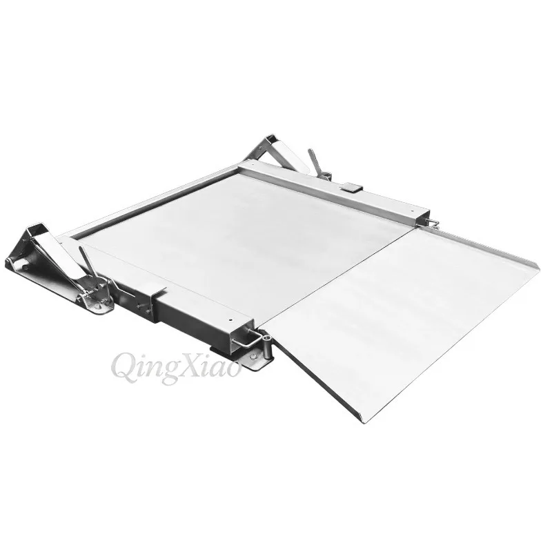 Food Plant Washdown Scale Chemical Factory Stainless Steel Electronic Scale Flip Up Back for Easy Cleaning
