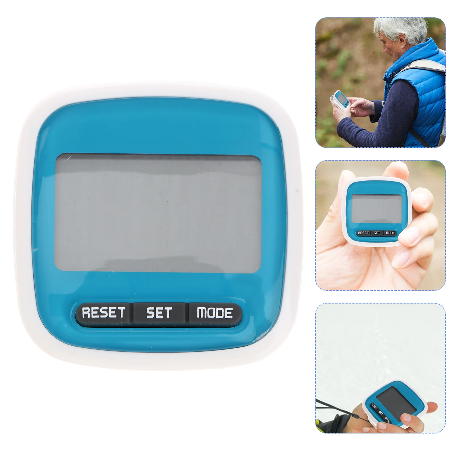 Multi-function LED Display Pocket Pedometer Step Counter (Blue) Digital pedometer Digital step counter