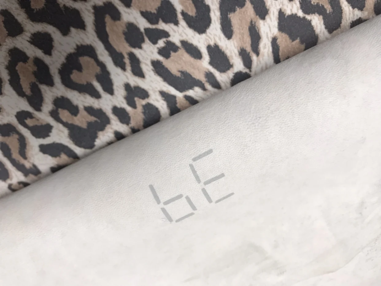 Italian Leopard Print Full-grain Sheepskin Thickness of 0.8mm, 3.5-4.5 SF
