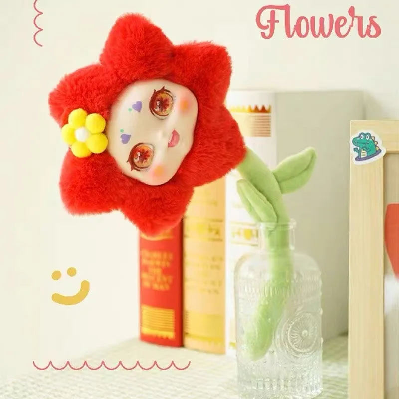 Kawaii Ichi Dream Flowers Blooming Series Pluche Blind Box Flower Bundle Trendy Toy Doll Hanger Dames Festival Gift