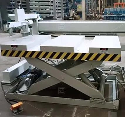 High Quality Board Feeding Table Chipboard Input Automatic Panel Feeding Arm Pushing Table Machine for Sale