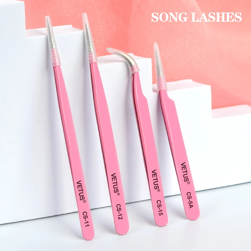 SONG LASHES High Quality professional Tweezers for  Lashes Eyelash Extension Tweezers mix CS eyelash extension eyelash lashes