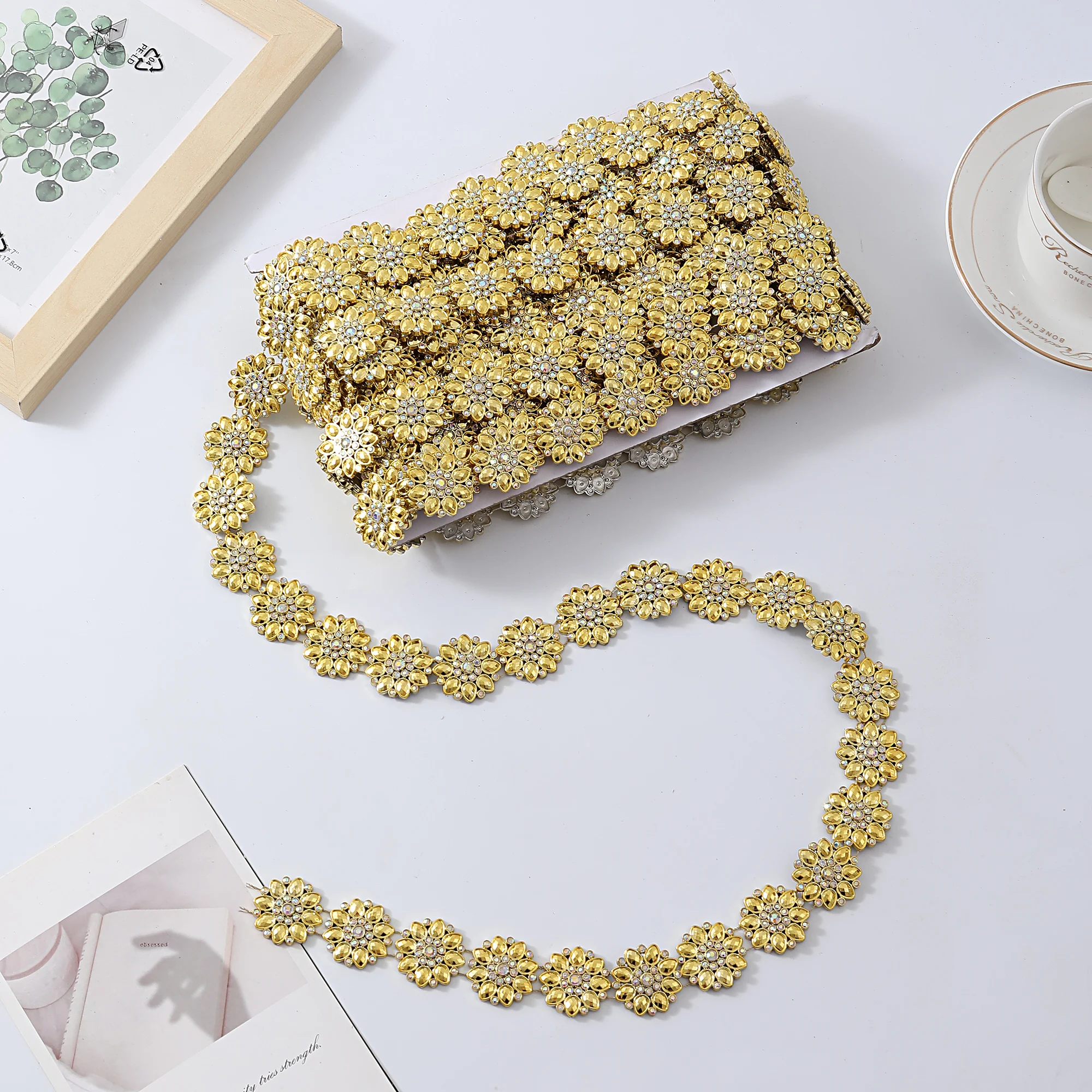 2.6cm Sewing Rhinestones Diy Accessories Fringes for Clothes Jewelry Lace Decoration Fringe Tassels Pendant Fabric Lace Hat Trim