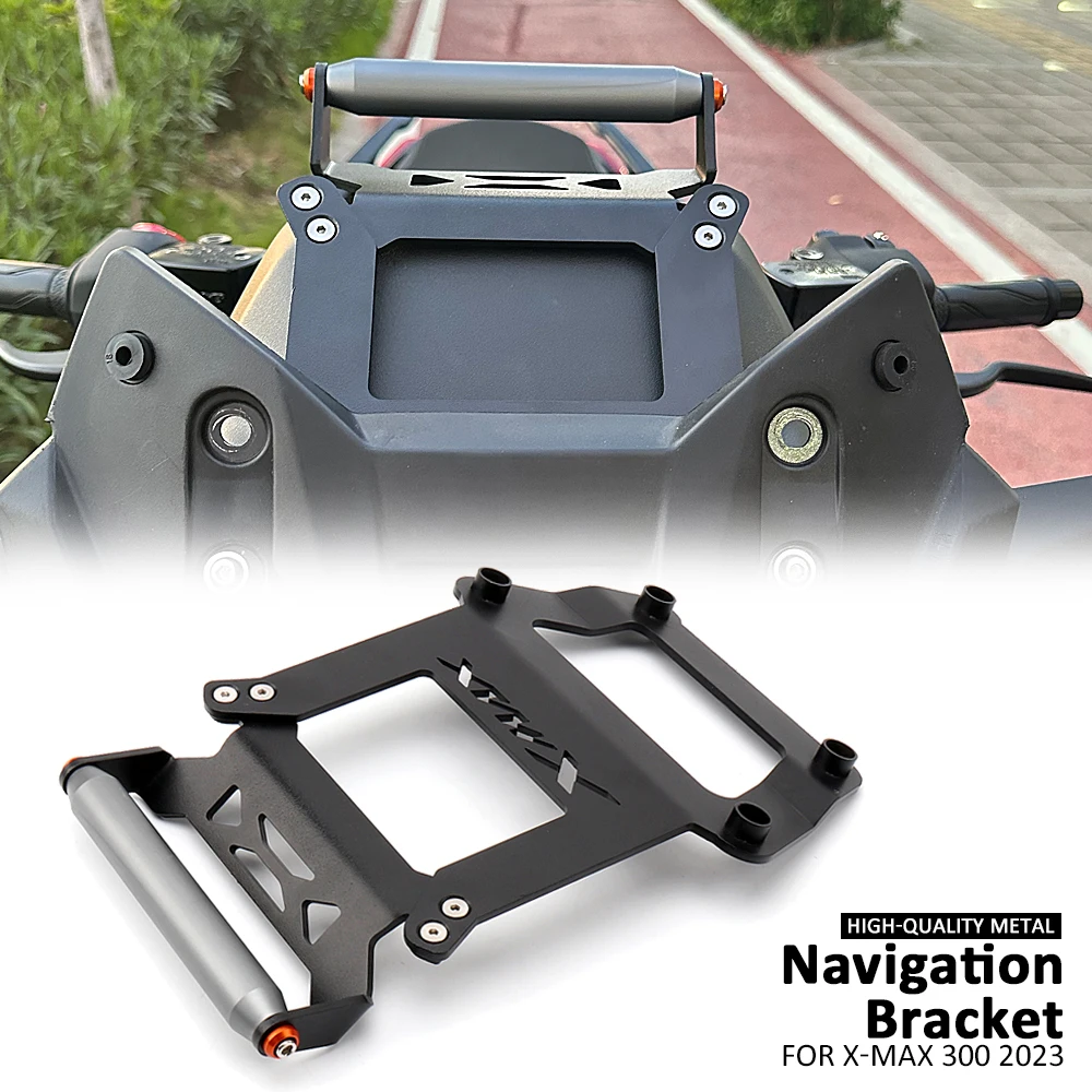 

New Motorcycle X-MAX300 2023 Phone Mount Bracket XMAX300 Navigation Windshield GPS Phone Holder For YAMAHA X-MAX 300 XMAX 300