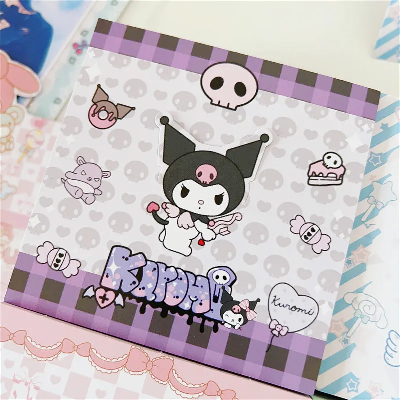 Imagem -04 - Sanrio Card Head Card Back Packaging Materiais Decoração Cartão de Papel Cute Cartoon Presentes do Dia das Crianças