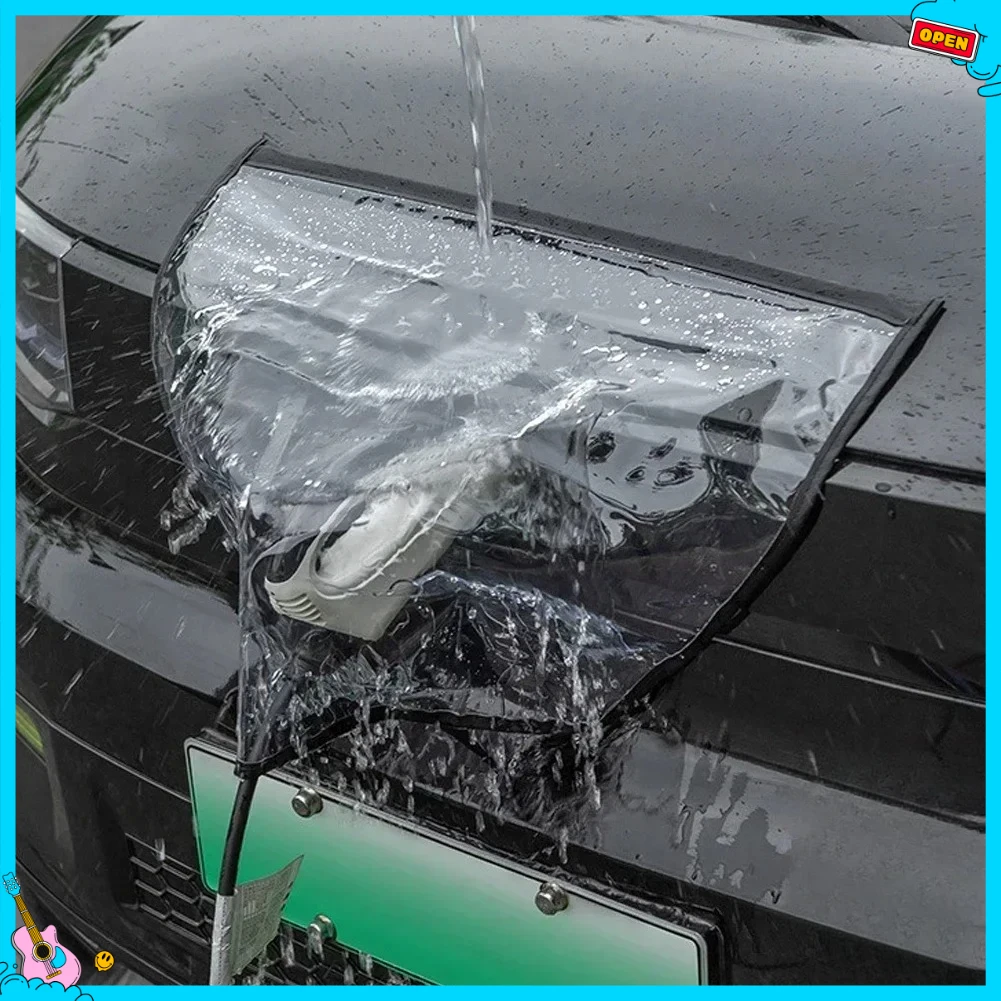 

Universal Electric Car Energy Car Charging Rain Cover Outdoor Charging Gun Waterproof Dustproof Auto Rain Snow Cover Accessories