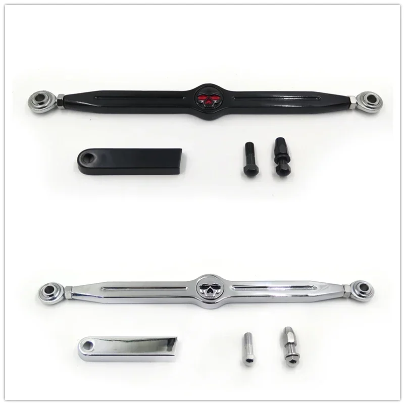 Motorcycle Parts Chrome Gear Shift Linkage Skull For Harley Road King 1994-2026 Softail 86-26 Trike