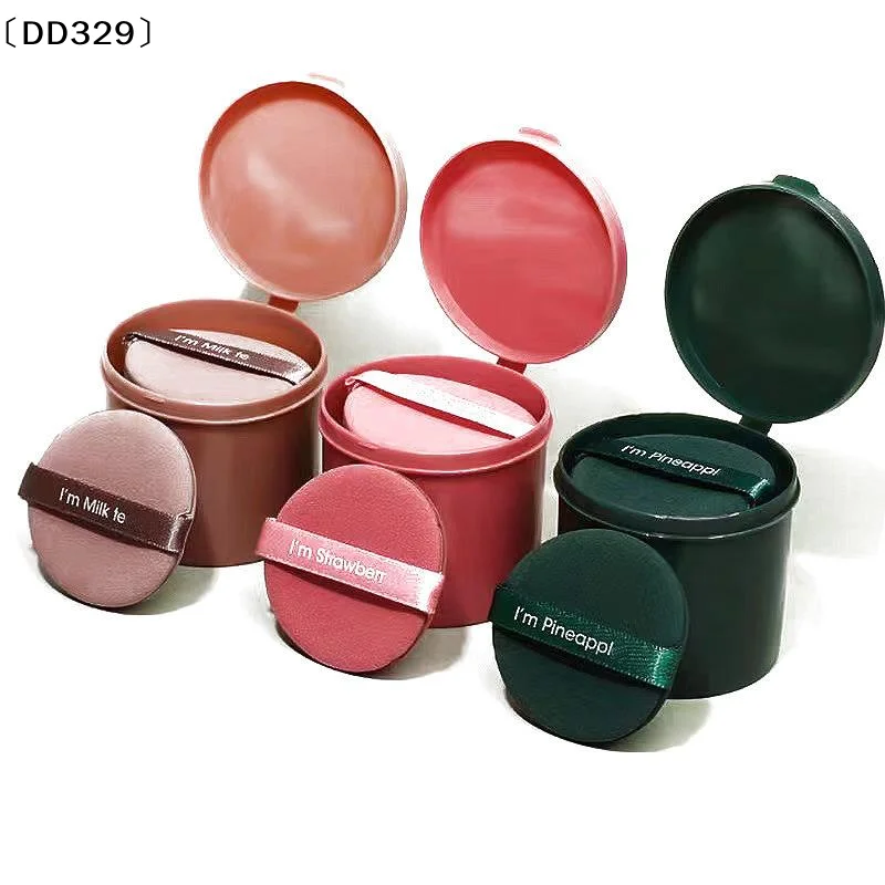 7Pcs Water Droplet/Circular Shaped Powder Puff Suitable For Use With Dry Powder To Set Makeup Or With Wet Powder〔DD329〕