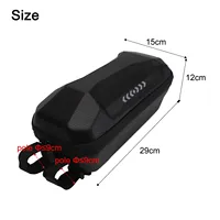 1pcs 3L Electric Scooter Front Bag Waterproof EVA Storage Bag Handlebar Bag Scooter Parts & Accessories