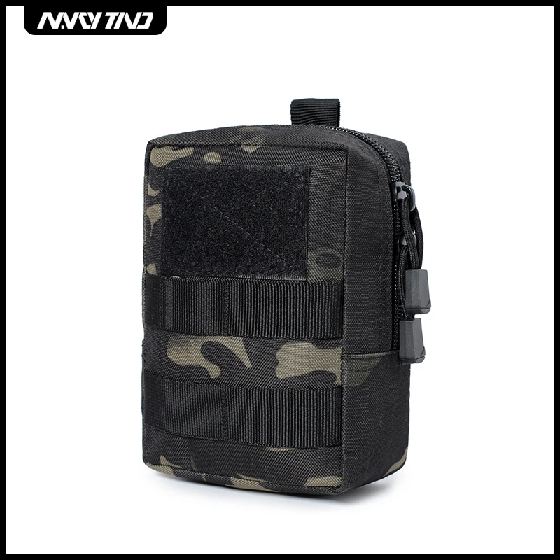 Outdoor Multi-function Accessory Bag 600D EDC Tool Coin Wallet Camping Garbage Collection Pocket Camo Sports Phone Fanny Pack