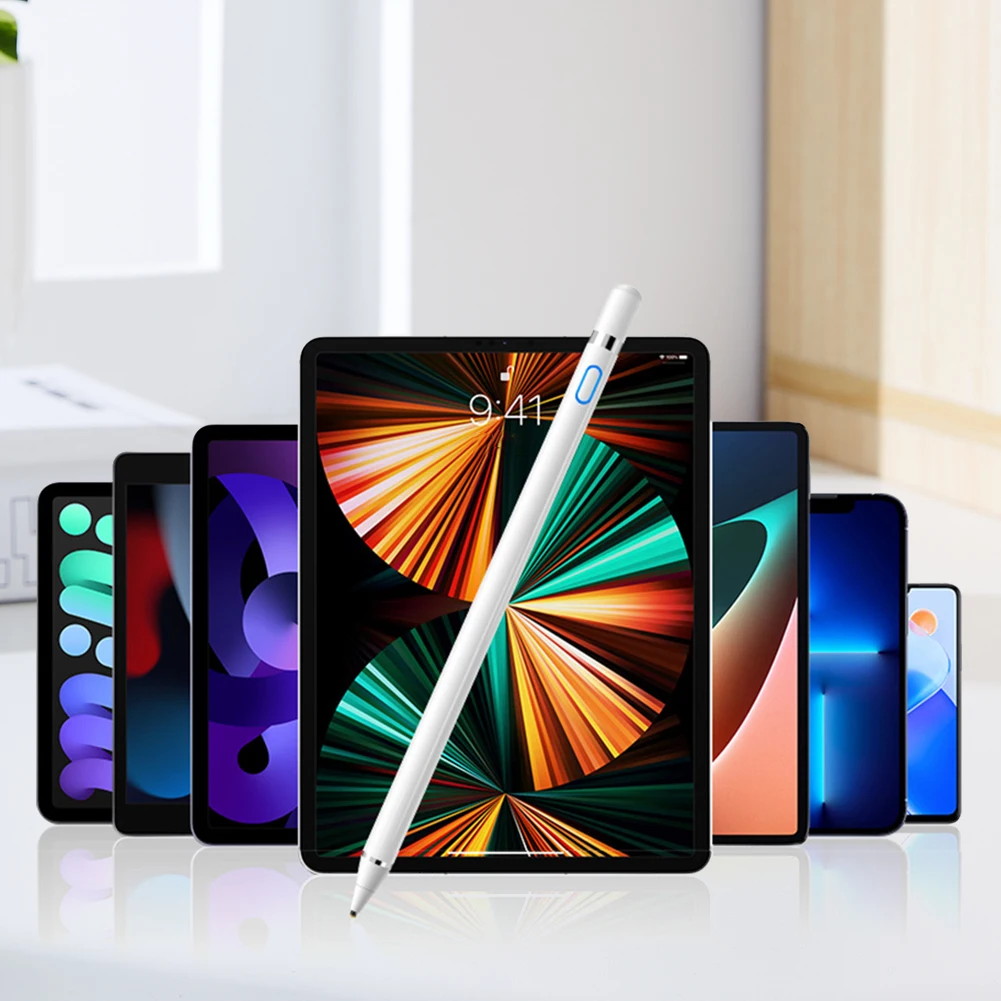 Active Rechargeable Stylus Pen Capacitive Stylus Universal Stylus Pen for Android and iOS Touchscreens/Phones