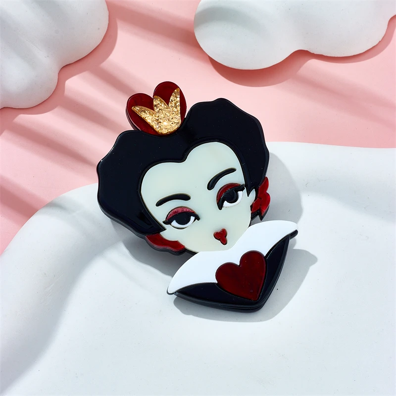 MEYRROYU Lady Brooches Women\'s Stylish Acrylic Material Newly Arrived Badge Pins Charm Christmas Gifts Accessories Jewelry Брошь