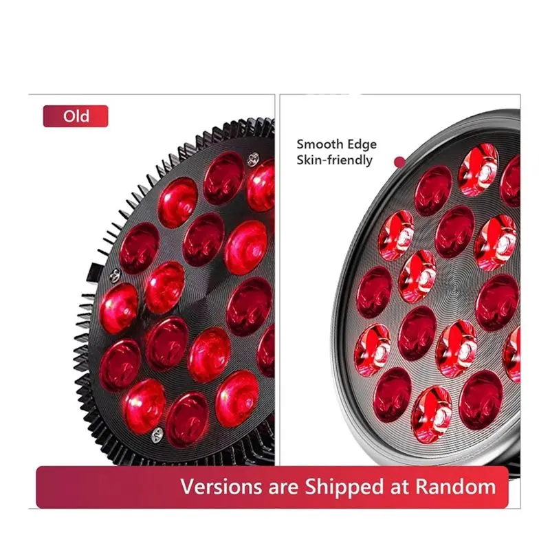 TFORU-Red Light Therapy Bulb, Standard E27 Base 660Nm Red And 850Nm Near Infrared LED 18 LED 60° Angle