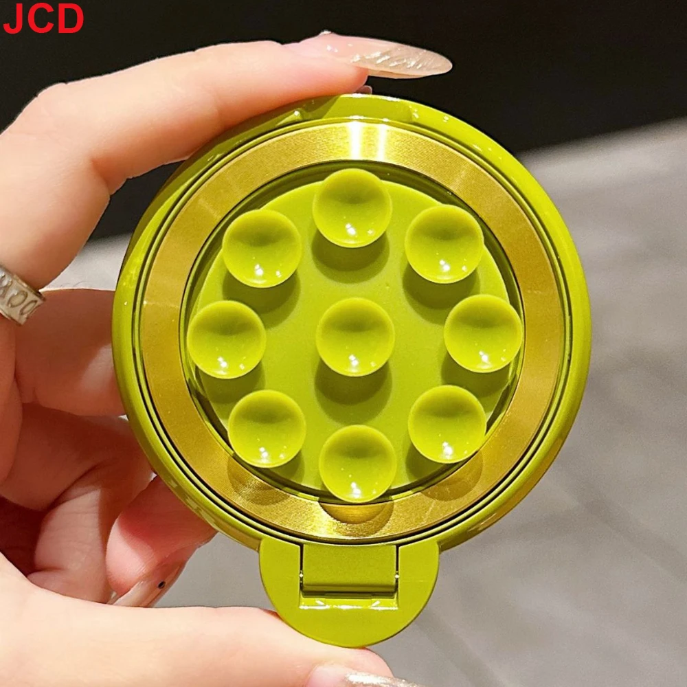 Silicone Suction Cup Phone Holder Mount Strong Magnetic Phone Holder Mount with Pull Ring Phone Grip for iPhone/Samsung/Android