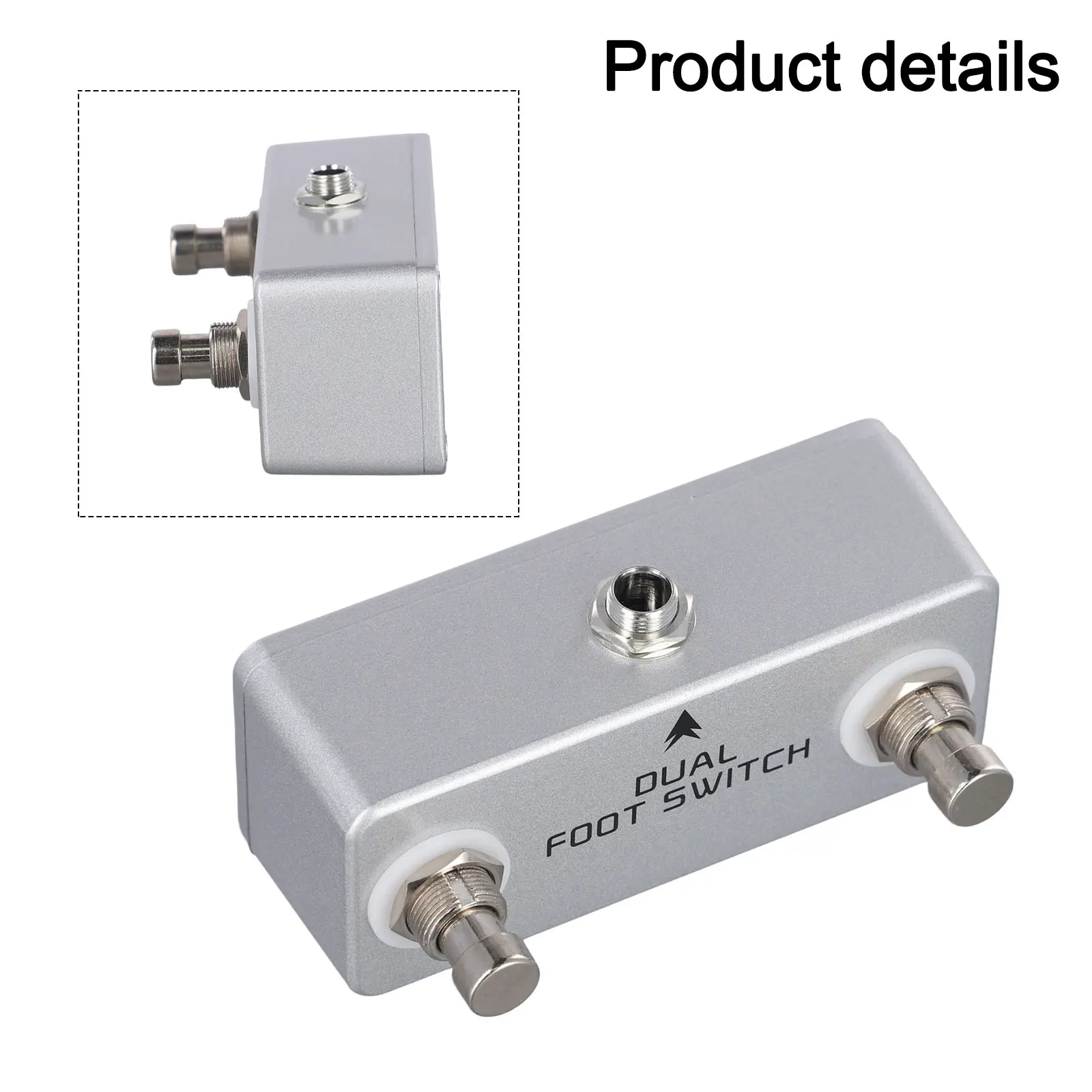 

Металлическая педаль педального переключателя True Bypass Переключатель живых выступлений Студийная запись Управление усилителями Педали эффектов