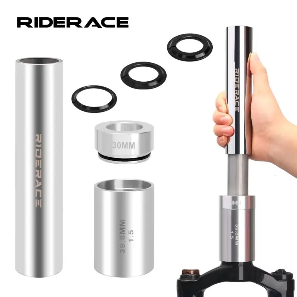 

RIDERACE Bicycle Front Fork Setter Kit Setting System Extension ​​Anti-Slip Bicycle Headset Press Tool​ Steel for 28.6mm