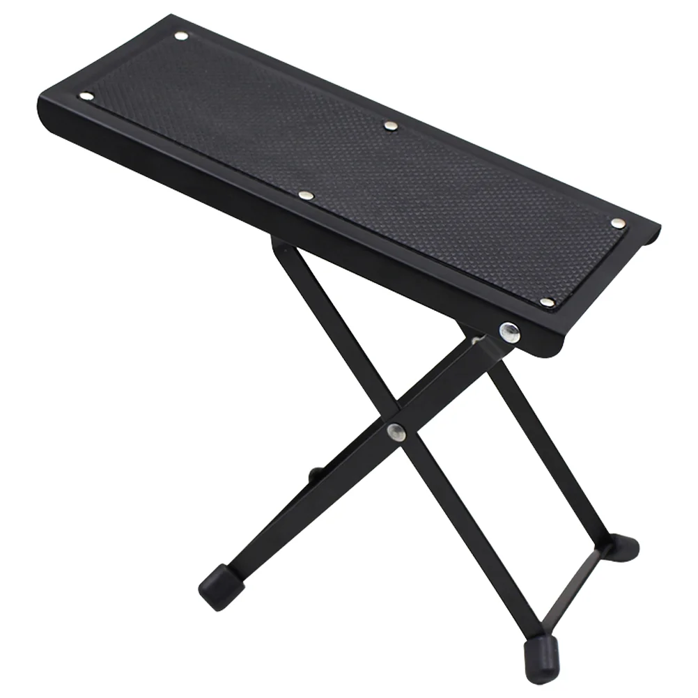 

Guitar Foot Stool Heavy Duty Foldable Ergonomic Design Guitarist Rest Elevate Posture Support Easy Storage Guitar