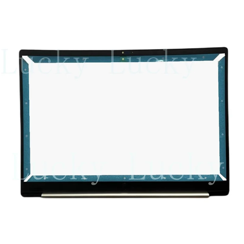 f    f   Laptop LCD Bezel For HP 14-EH N10414-001 with warm gold hinge cover Circle logo
