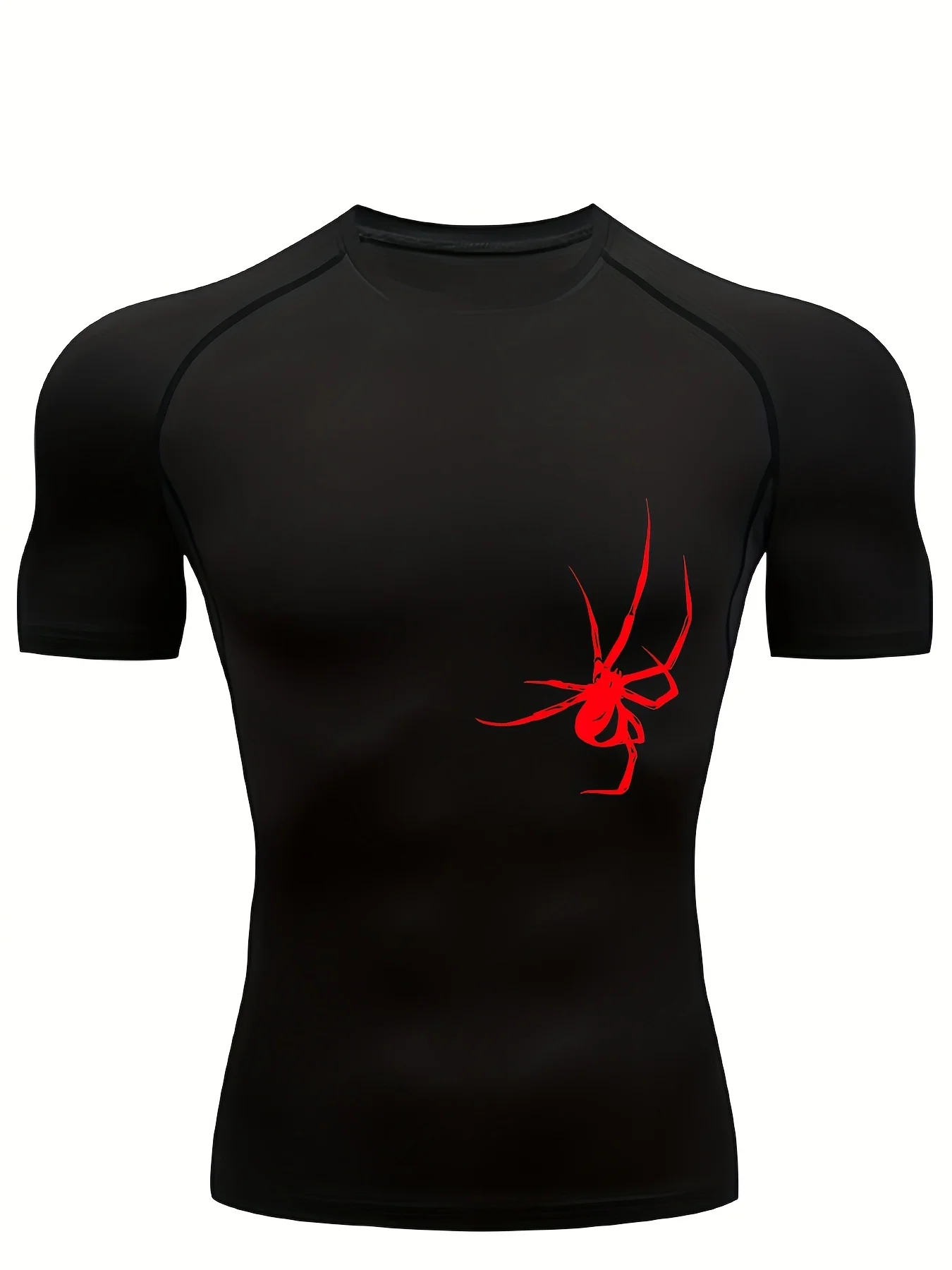 

Casual Anime Print Running Compression T-Shirt Men's Quick-Drying Fitness Sportswear Gym Sports Long Sleeve Breathable Top S-3XL