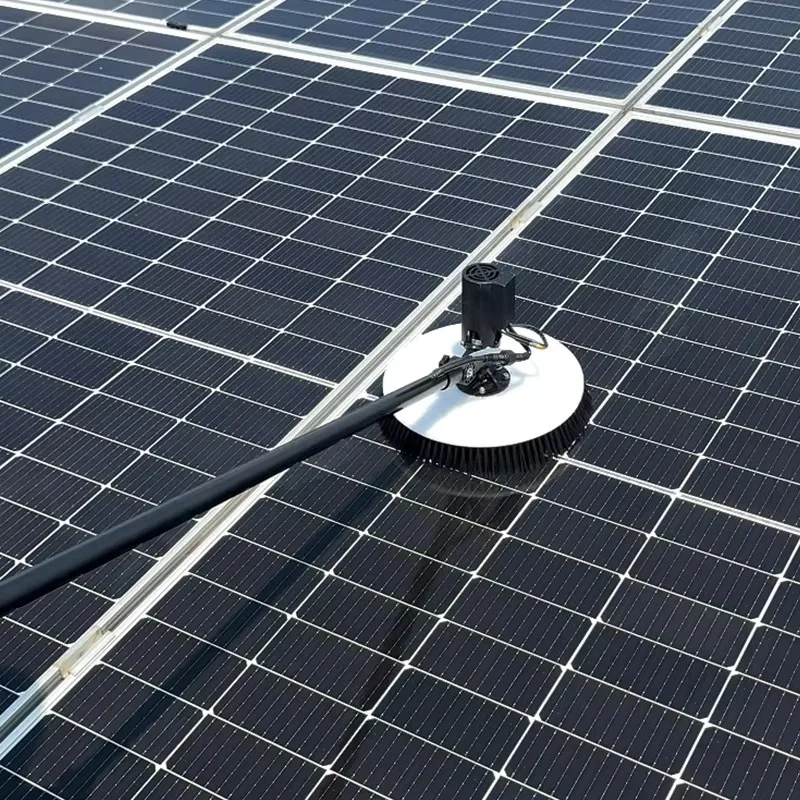 Solar Panel Cleaning Brush with Water Fed Pole, Efficient Cleaning Equipment