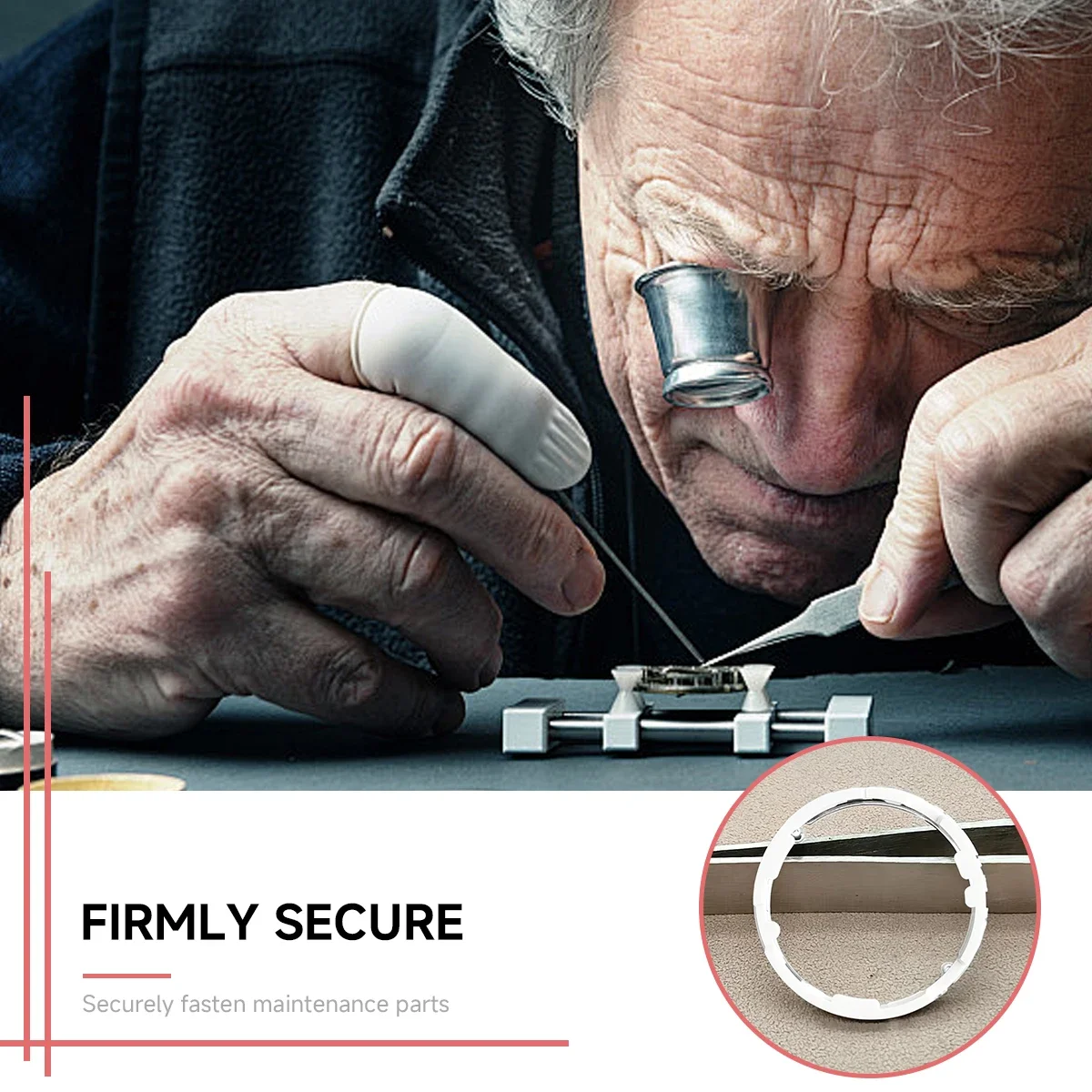 1/2/4/10 قطعة ساعة حركة فاصل الدائري ل 8200 8205 8215 ساعة حركة استبدال اكسسوارات ساعة فاصل خواتم