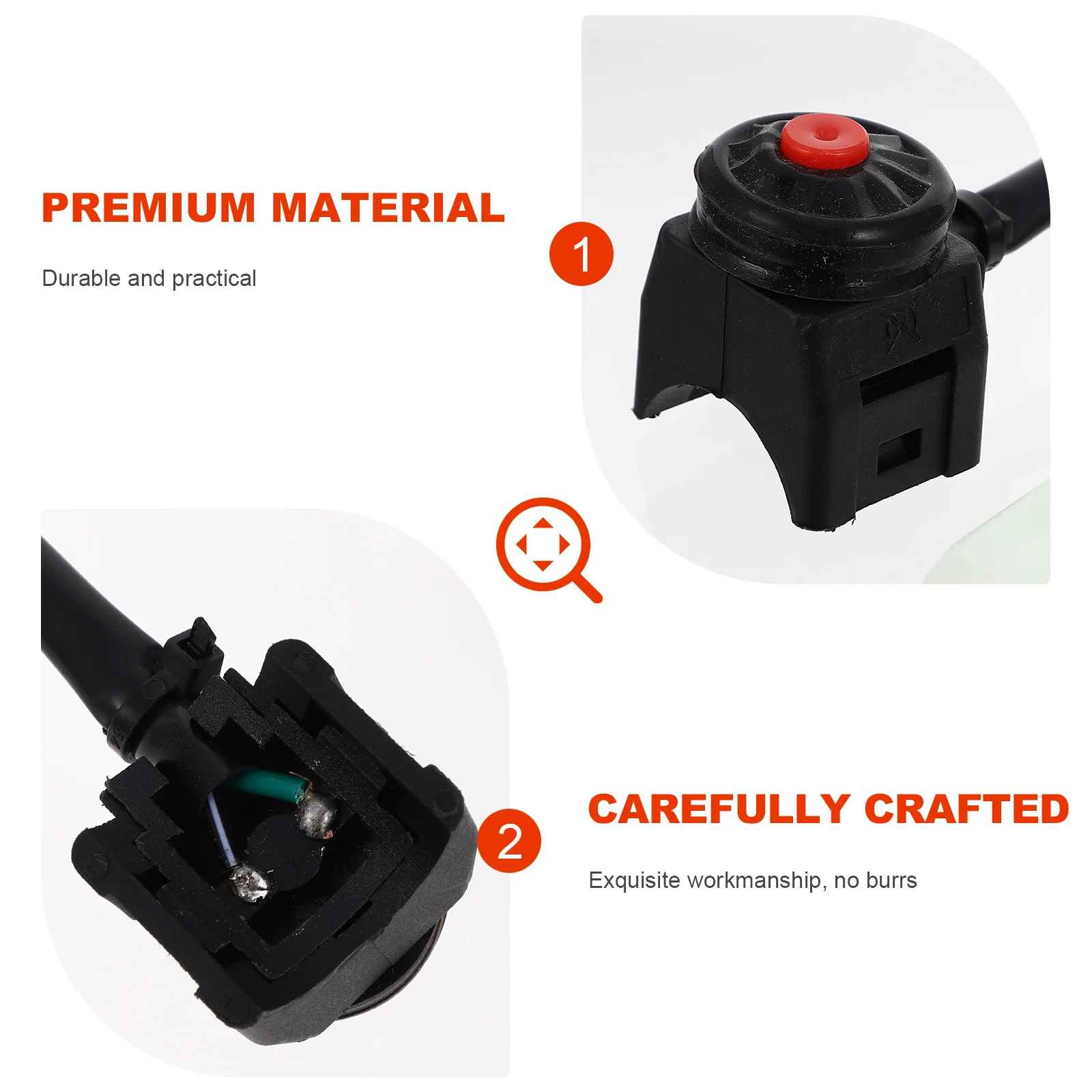 

Universal Motorbike Kill Stop Horn Button High Quality Durable Plastic Motorcycle Starter Replacement Accessory Handlebar