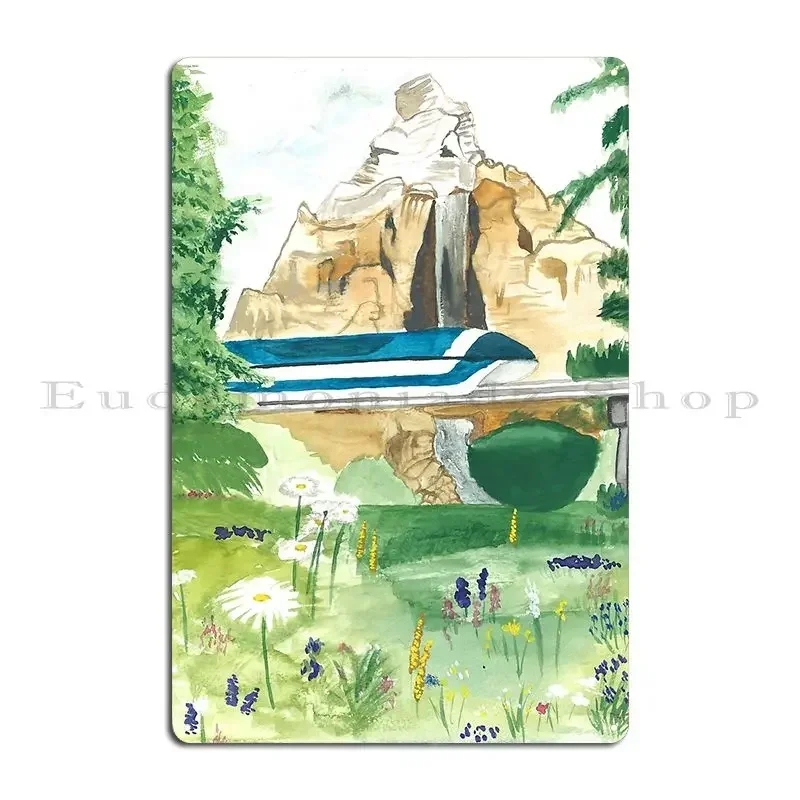 Alpine Spring Metal Sign Rusty Create Party Club Decoration Printed Tin Sign Poster