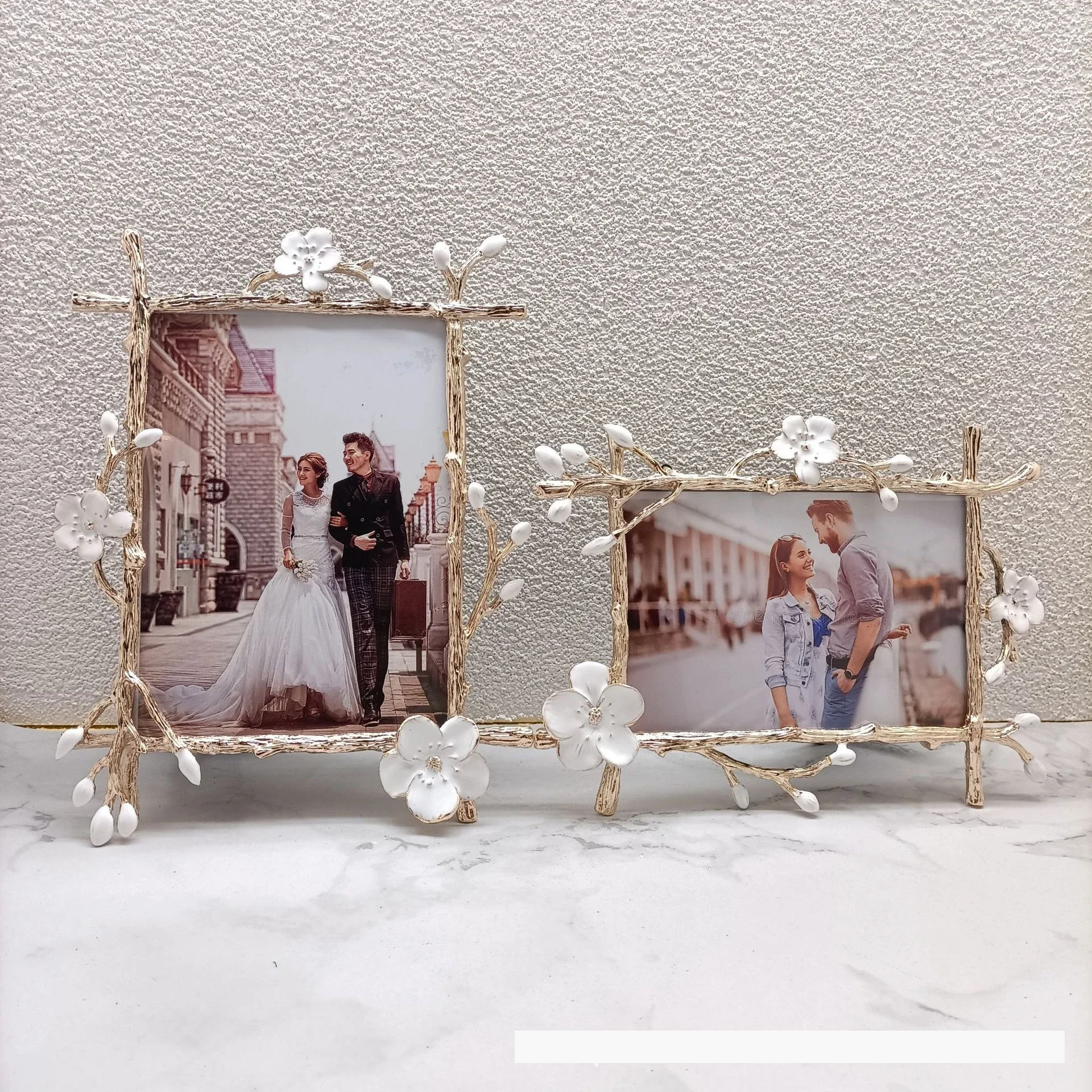 Metal fashion European style metal photo frame, home ornament decoration embellishment