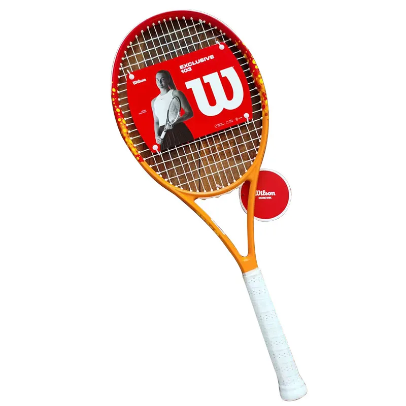 WILSON Original Tennis Rackets Self-Practice Elastic Professional Tennis Racket Professional Men Women Trainer Tennis Racquet