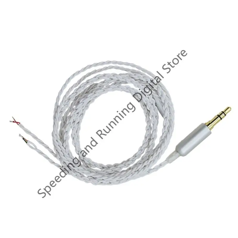 Q39d Open End 1/8inch 3,5 mm plug -connector geluidskabel voor hoofdtelefoon oortelefoon