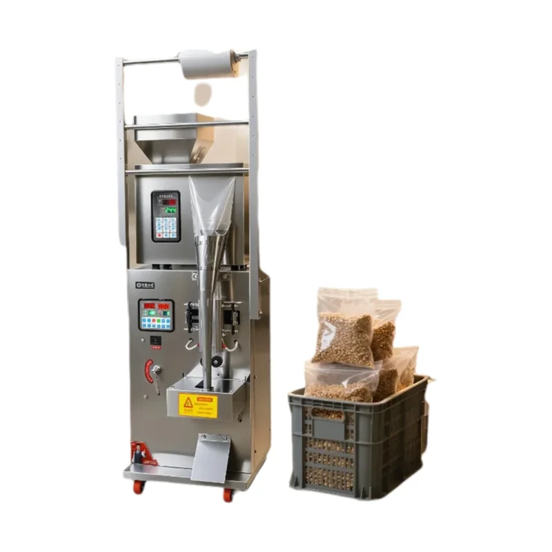 Fully Automatic Integrated Weighing and Quantitative Packaging Machine for Grains Plastic Granules Powders and Tea. 4