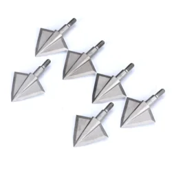 3/6/12pcs 125/150grain Fixed 2 Blades Broadhead Arrowhead Solid For Archery Outdoor Hunting Accessories